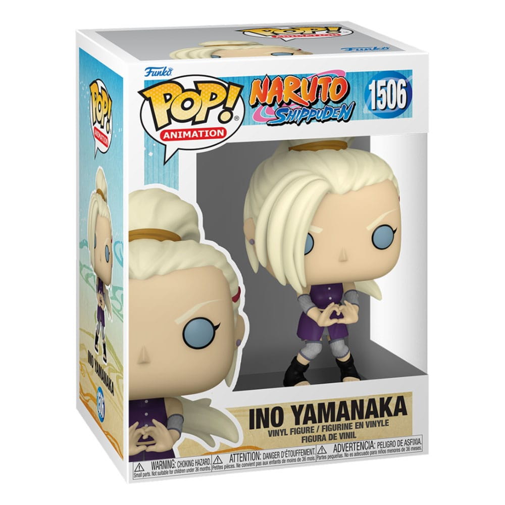 Figurka winylowa Funko Pop Ino Yamanaka w pudełku kolekcjonerskim Naruto Shippuden.