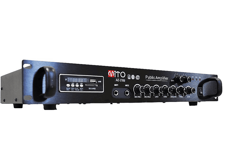 MITO AZ-2100 2 Bölgeli 100 Watt Hat Trafolu Amfi Mikser