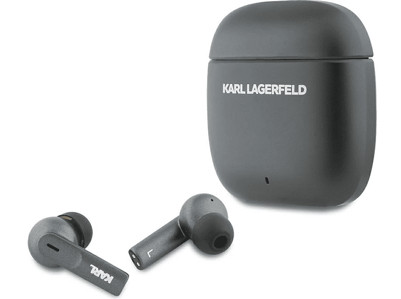 KARL LAGERFELD Orijinal Lisanslı ANC/ENC Özellikli Baskı Logolu v5.4 Kablosuz Bluetooth Kulak İçi Kulaklık Siyah