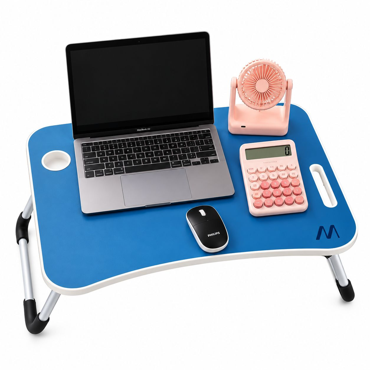 MUITOMAS Katlanabilir Bardaklıklı Laptop Sehpası