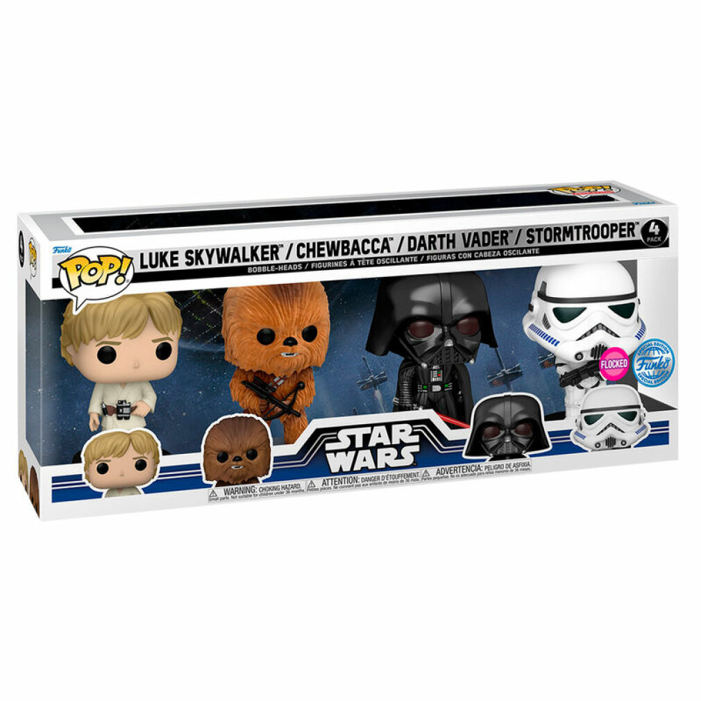 FUNKO POP Pack 4 Figuren Star Wars New Classics Exklusiv