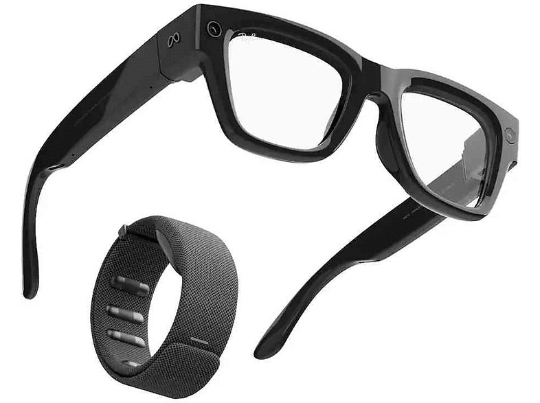 RAY-BAN Meta Display Bileklik Seti ve Akıllı Gözlük Siyah