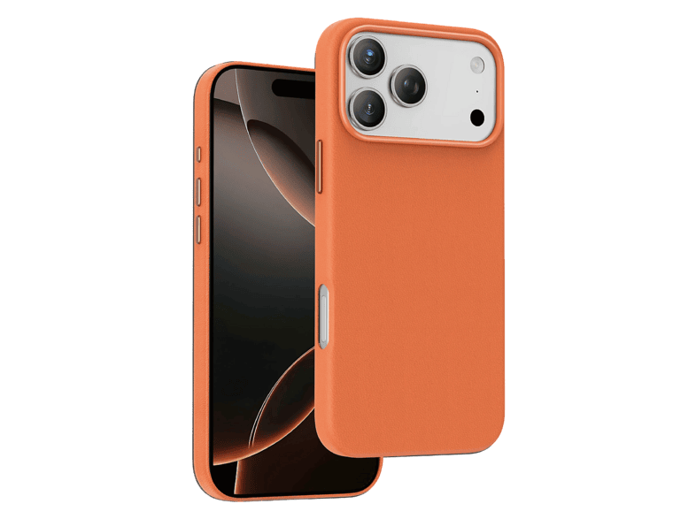 KEEPHONE Apple iPhone 18 Pro Max Uyumlu Peekaboo Magsafe Kapak Telefon Kılıfı Turuncu