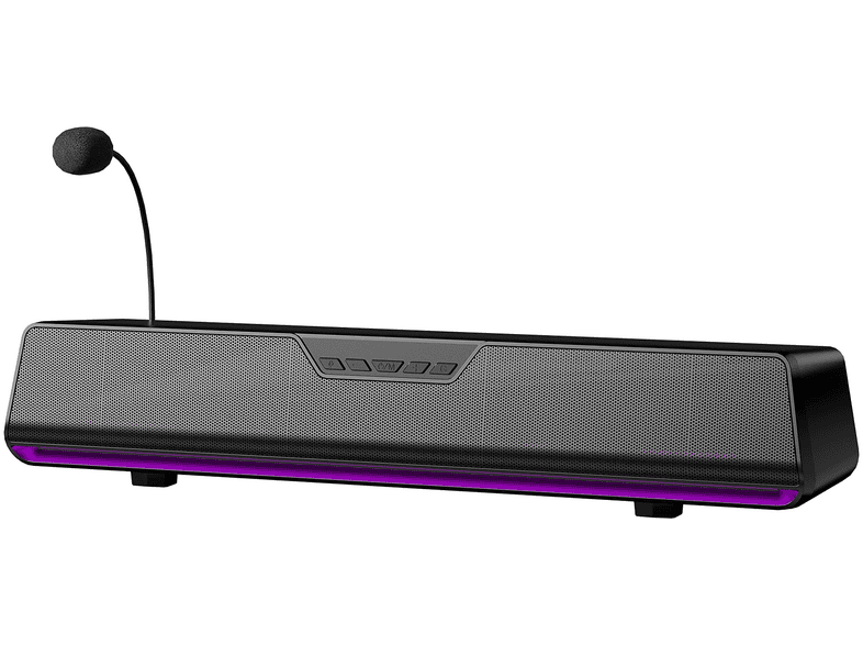AULA GS6 PRO 10W RGB Bluetooth USB Kablolu Hoparlör Player Özellikli Oyuncu Speaker Gaming Soundbar