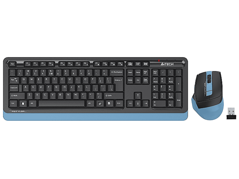 A4TECH FG1035 2.4G Q FN-MM 2000D Kablosuz Klavye ve Mouse Seti Mavi
