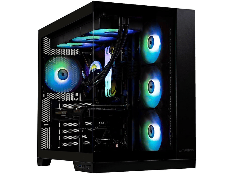 BITFENIX MH100 4FRGB Siyah 750W 80+ Bronze Mid Tower Gaming Bilgisayar Kasası