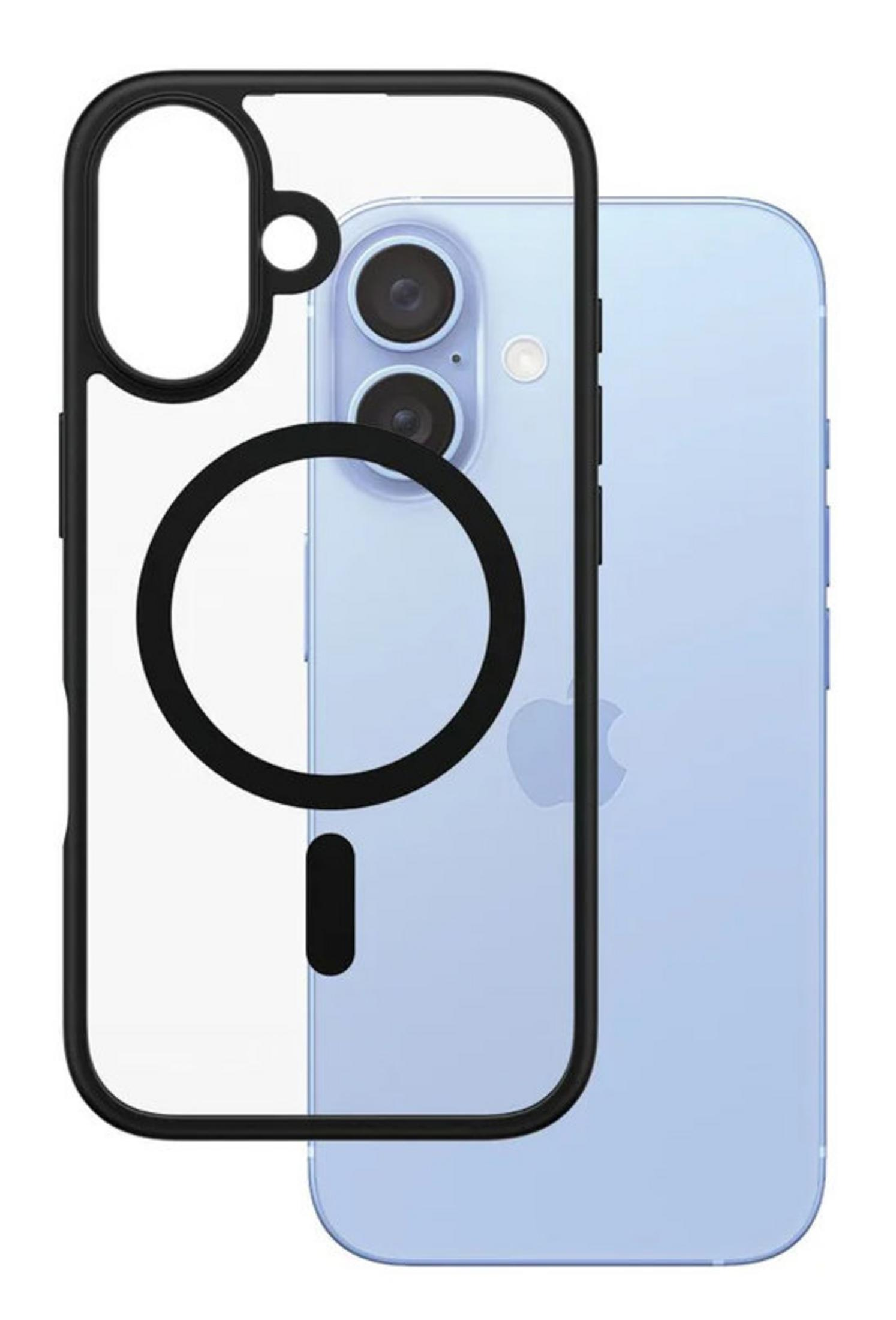 PANZERGLASS HardCase con e cornice COVER MAGSAFE per Apple iPhone 16, Trasparente