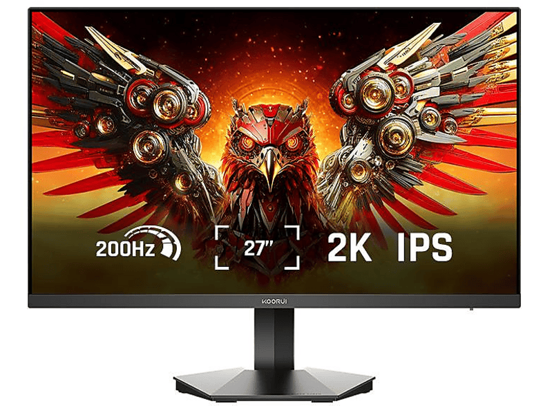 KOORUI G2721P IPS 27 inç QHD 1 ms 60 Hz Gaming Monitör Black