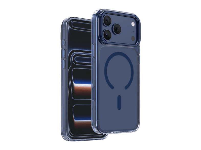 KEEPHONE iPhone 18 Pro Max Uyumlu Magicam Standlı Magsafe Kapak Telefon Kılıfı Lacivert