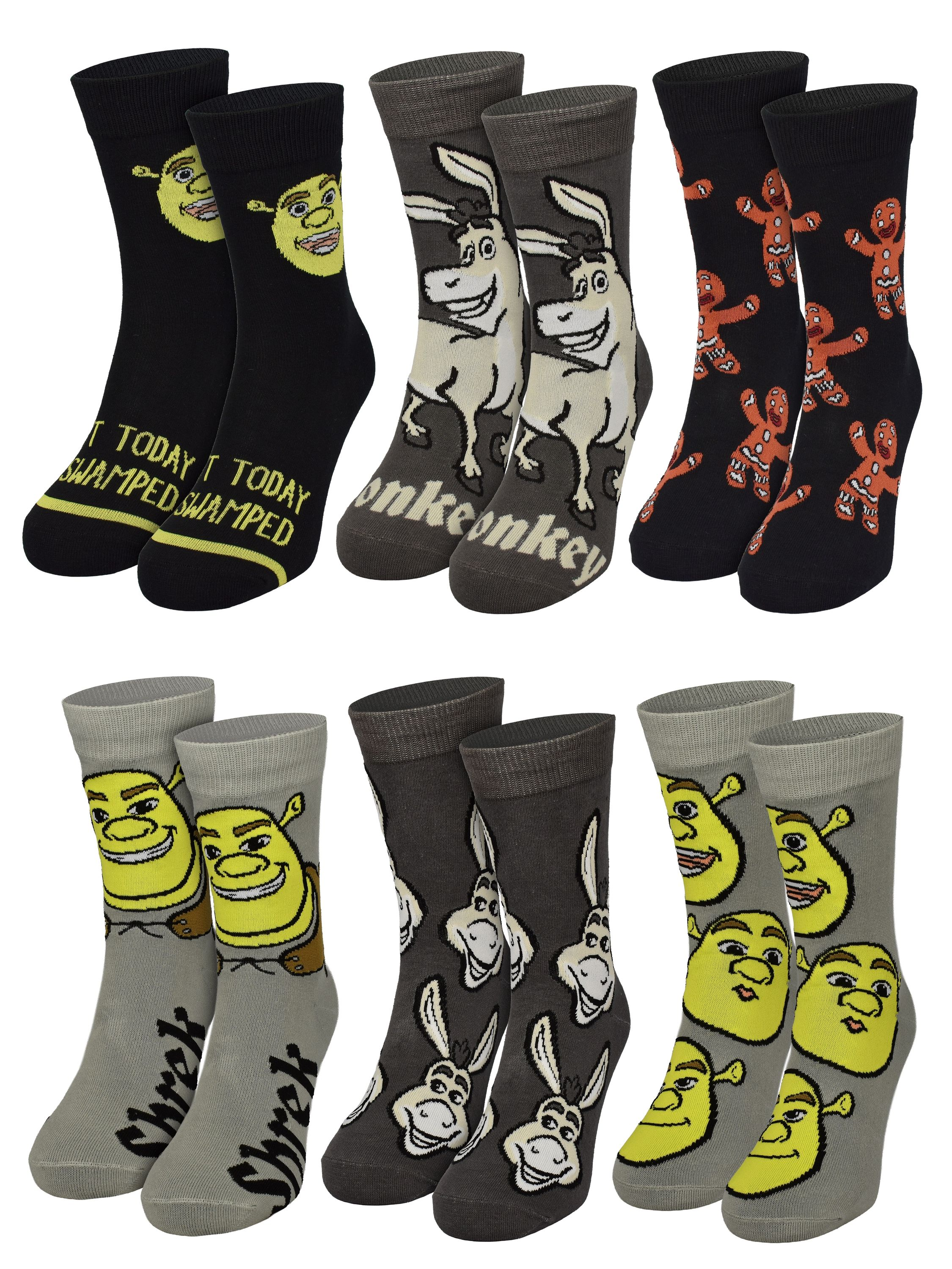UNITED LABELS Shrek der tollkühne Held Socken (40-45) Adventskalender ...