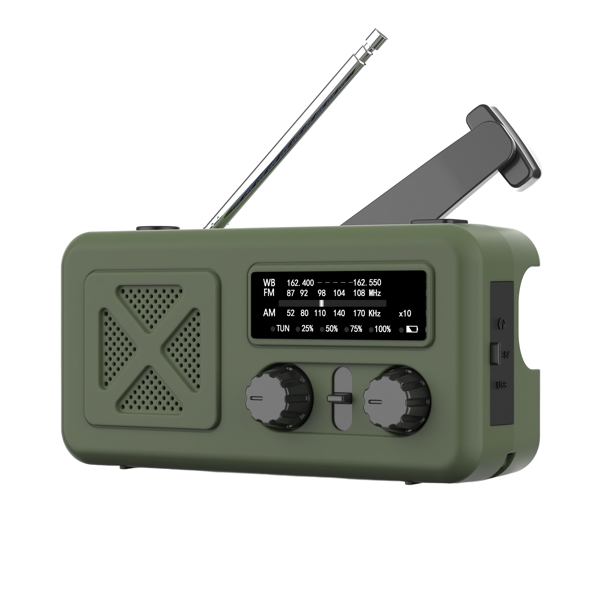 Radio solarne przenośne KRÜGER&MATZ KM0835 Czarny