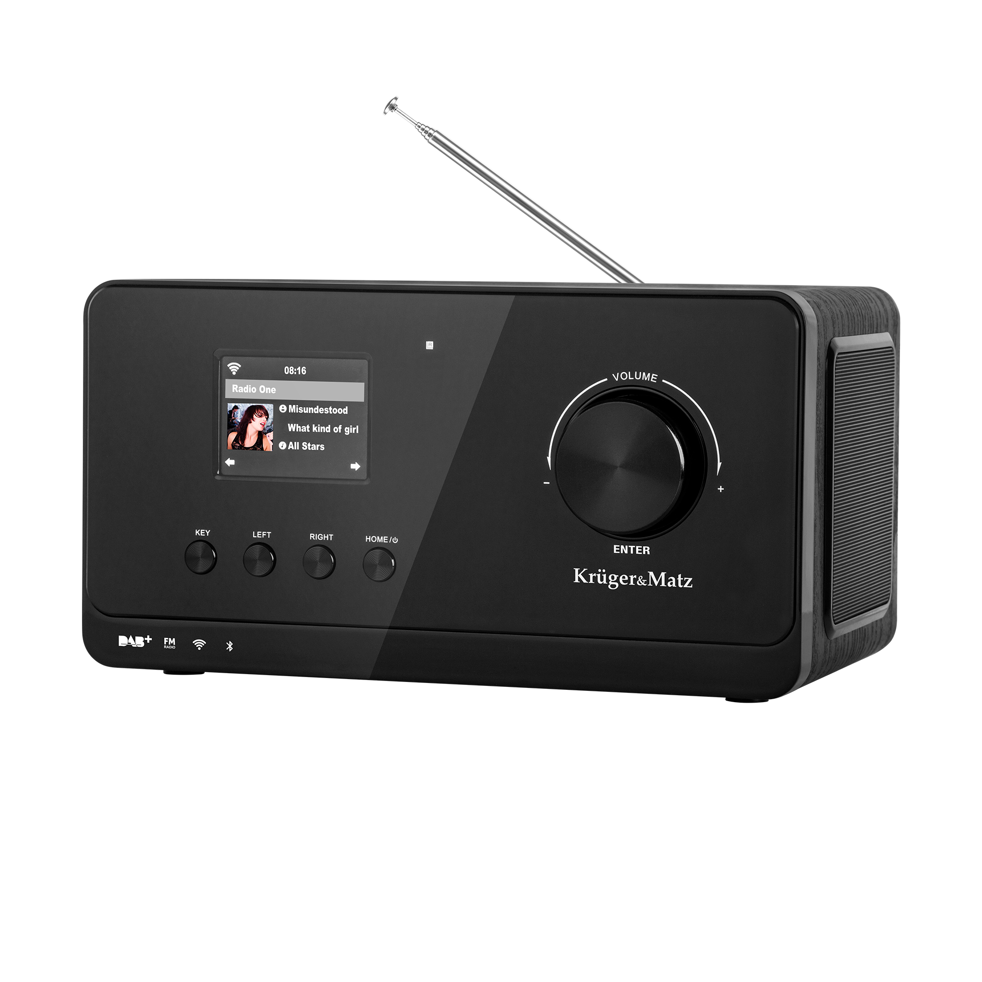Radio internetowe KRÜGER&MATZ KM0816.1 Czarny