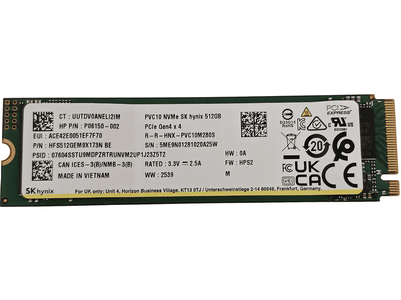 SK HYNIX PVC10 2280 PCIe Gen4x4 NVMe M.2 512 GB SSD Fiyat