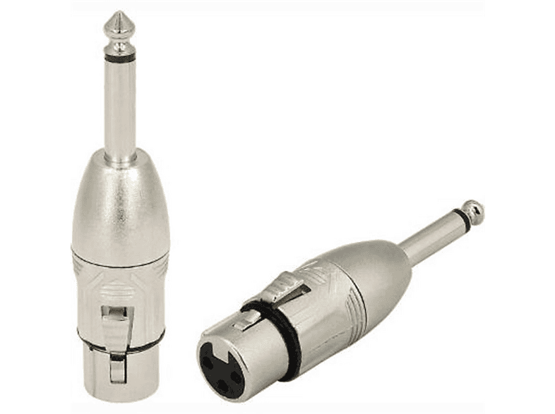 ROXTONE RX-J382 6.3 mm Mono Erkek-XLR 3 Pin Dişi 15'li Paket Çevirici
