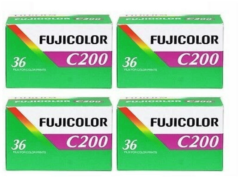 FUJIFILM C200 36'lık Renkli Negatif (4 Adet) Film
