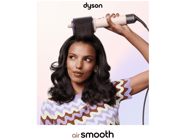 ポンポン様8【1843】淡色九尾 ピンク  ルミナスストーンD DYSON Airsmooth Saç Şekillendirme Fırçası Ceramic Pink-Rose Gold
