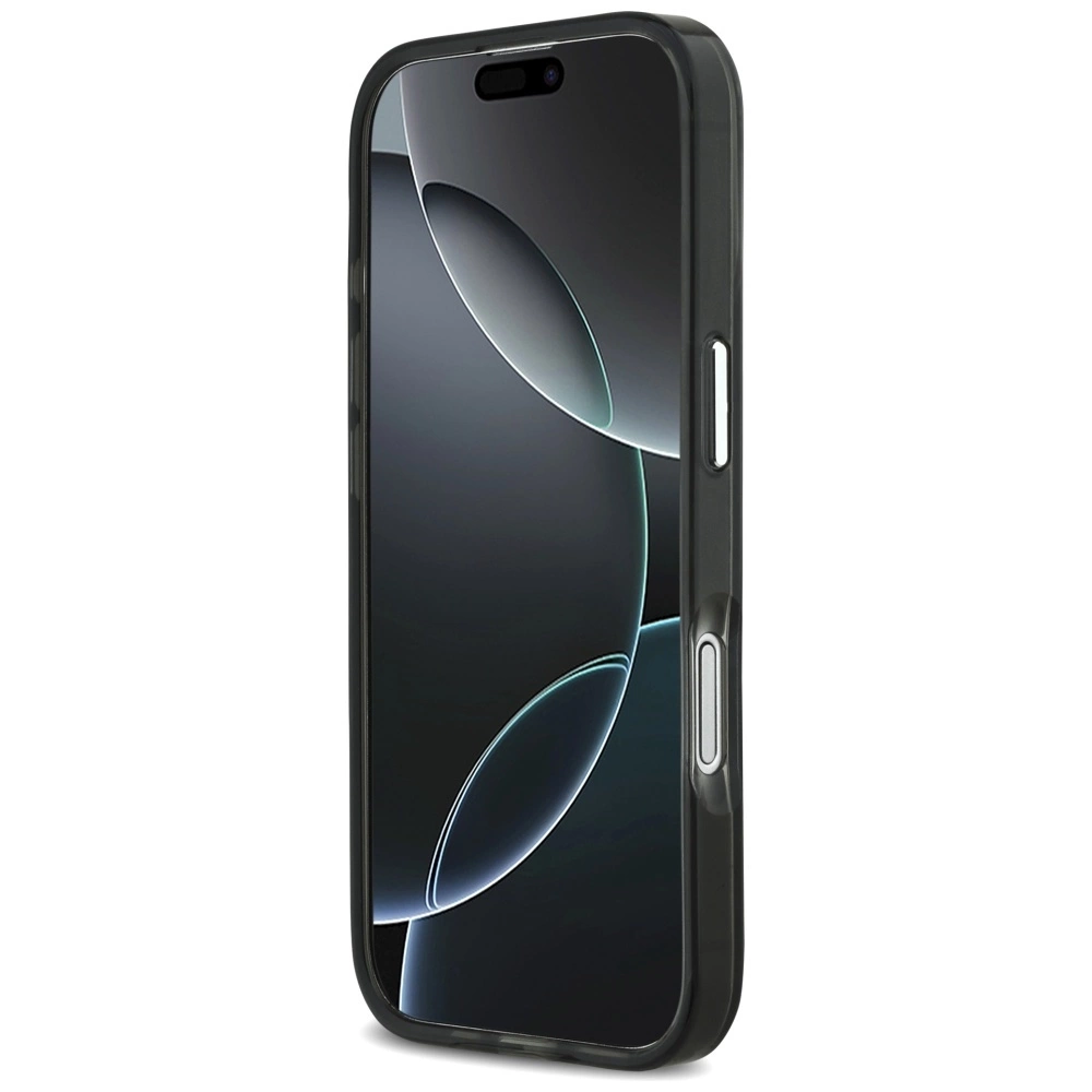 KARL LAGERFELD iPhone 17 Uyumlu Orijinal Lisanslı IML Baskılı KL Heads Kapak Telefon Kılıfı Siyah