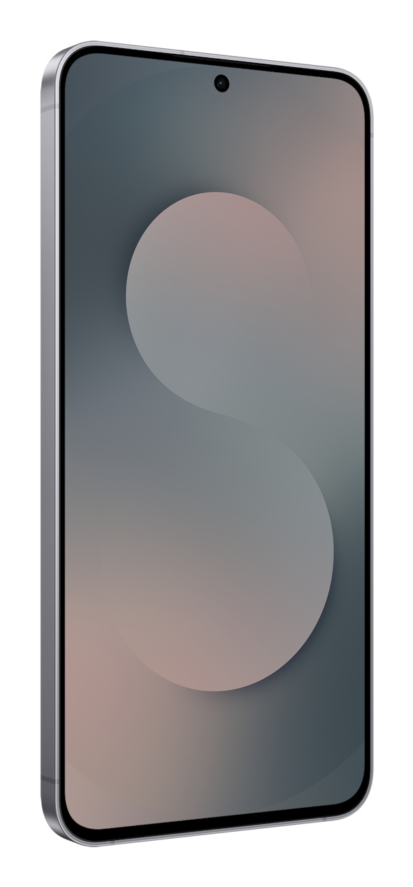 Smartphone moderno con uno sfondo sfumato morbido e una fotocamera frontale.