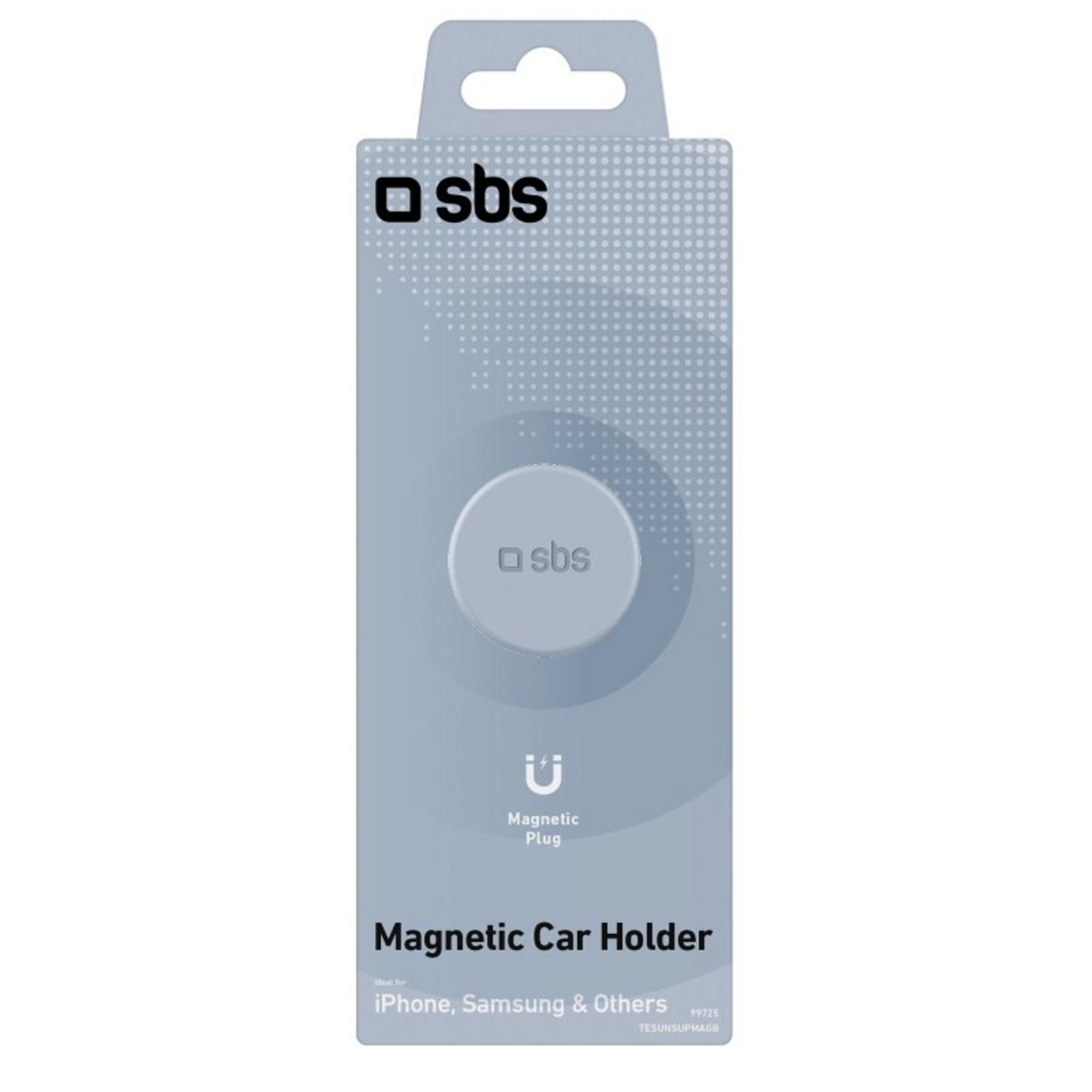 Confezione di un supporto magnetico per auto sbs per smartphone.