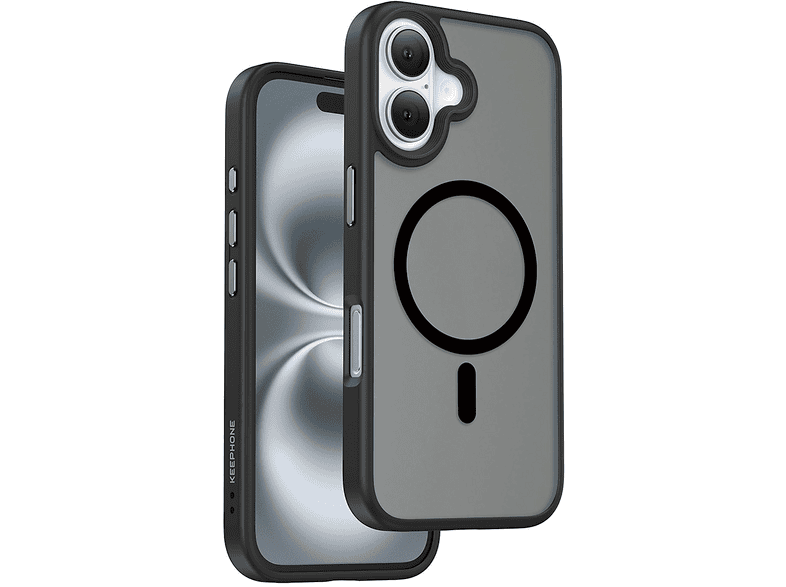 KEEPHONE iPhone 16 Uyumlu Mago Pro Magsafe Telefon Kılıfı Siyah