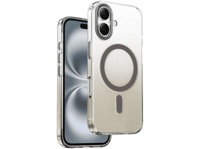 KEEPHONE iPhone 16 Uyumlu Aurora Pro Magsafe Telefon Kılıfı Natural Gri