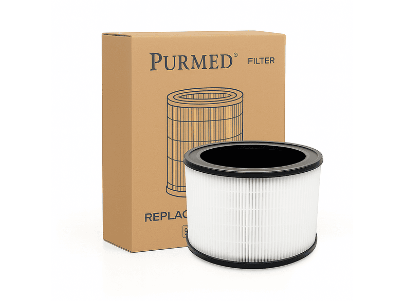 PURMED Winix Filtre (O) Zero Compact Uyumlu Hepa + Karbon Hava Temizleyici Filtresi Beyaz