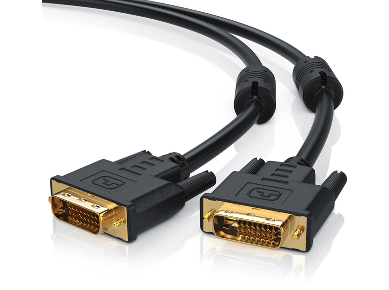 CSL DVI-D Monitor DVI Kabel, schwarz | MediaMarkt
