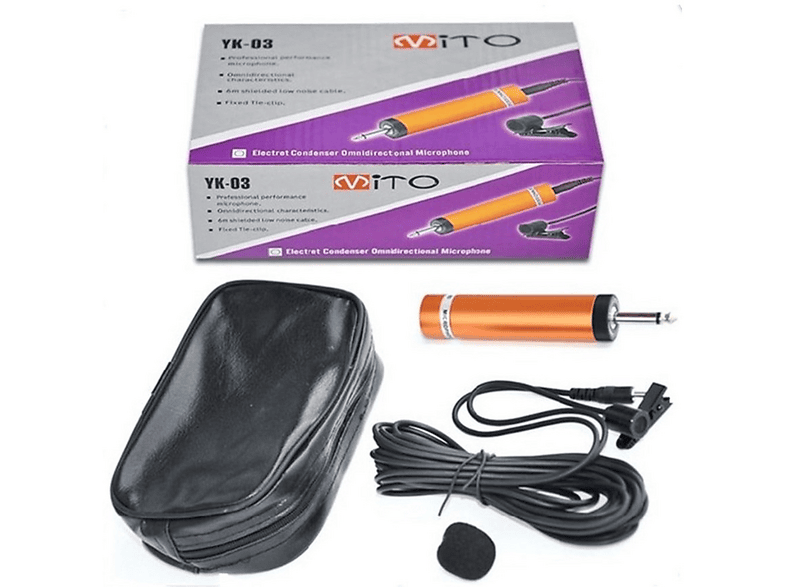 MITO YK 10 Cardioid Gürültü Transmisyonlu Kablolu Yaka Mikrofonu