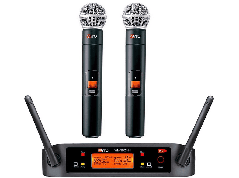 MITO WM-9002 Tek El UHF Dijital Yeni Nesil Telsiz Mikrofon