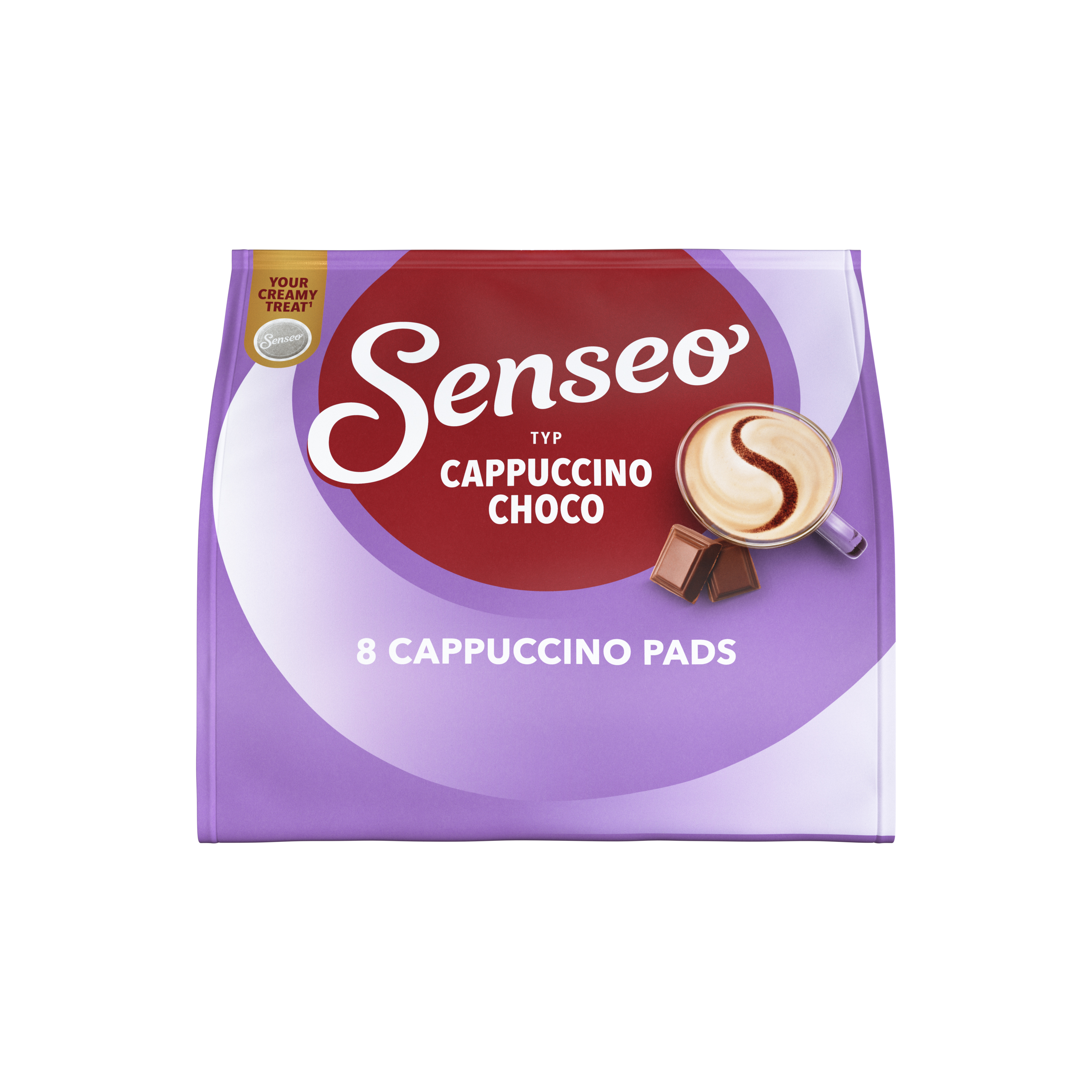 SENSEO Typ Cappuccino Choco 80 Getränke Soft- Kaffeepads (Senseo Pad-Maschine)