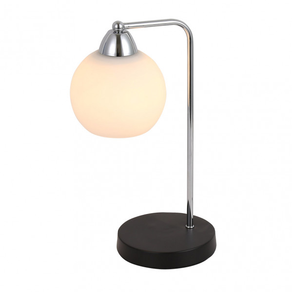 Lámpara de mesa  - PISSIS FABRILAMP, Cromo / Negro