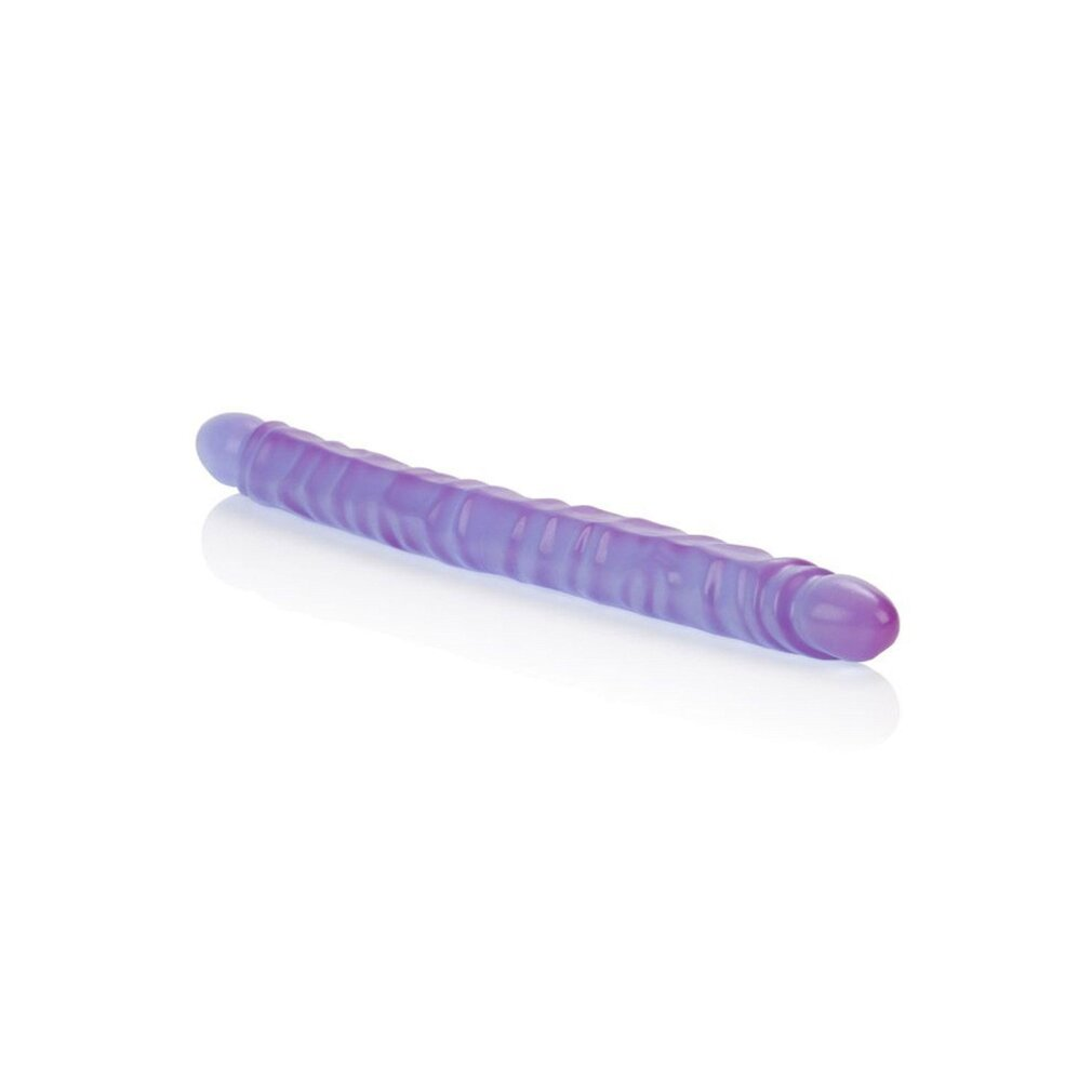 Ein lila, strukturiertes Wellness-Produkt liegt auf weißem Hintergrund mit sanftem Schatten.