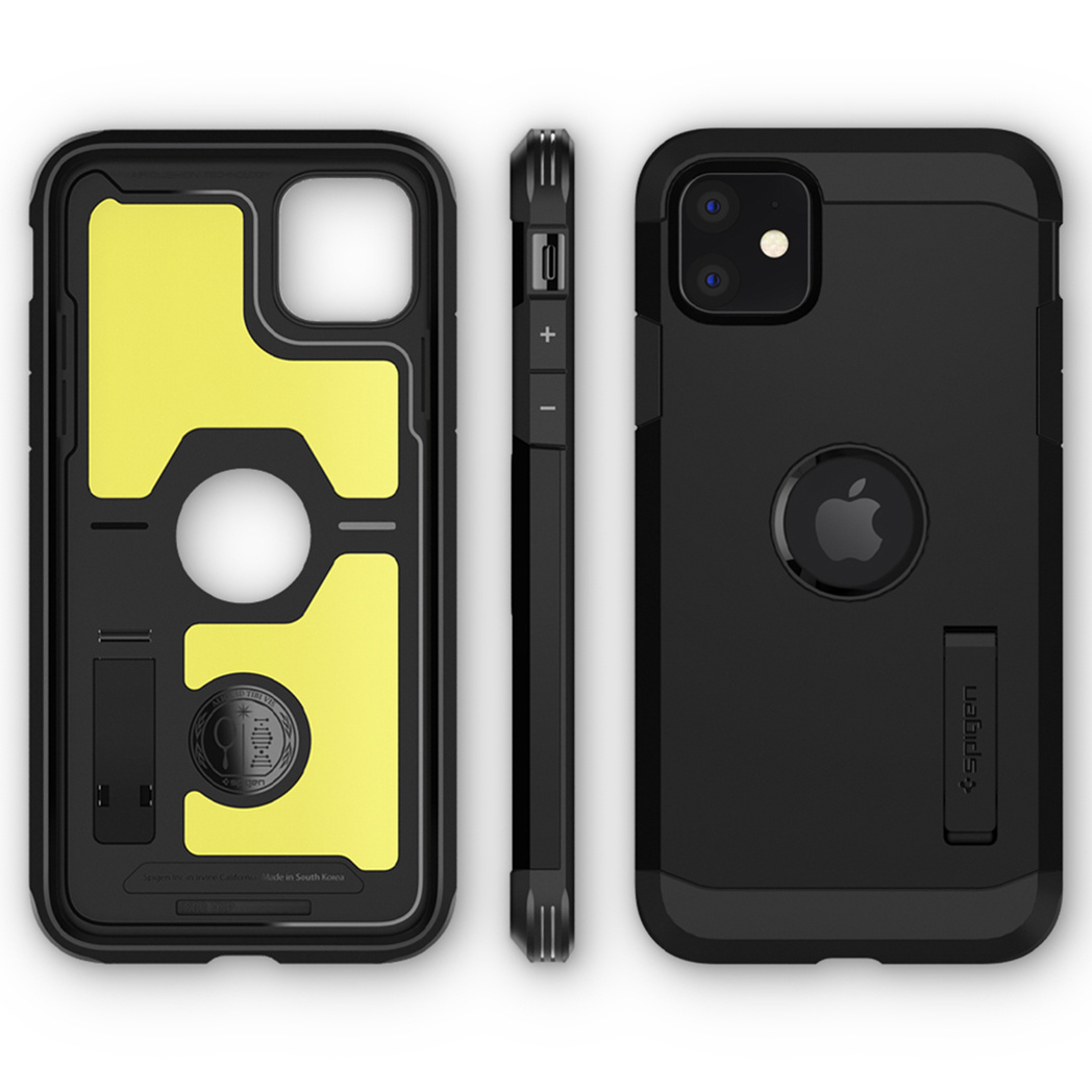 Etui na telefon komórkowy SPIGEN Tough Armor Czarny