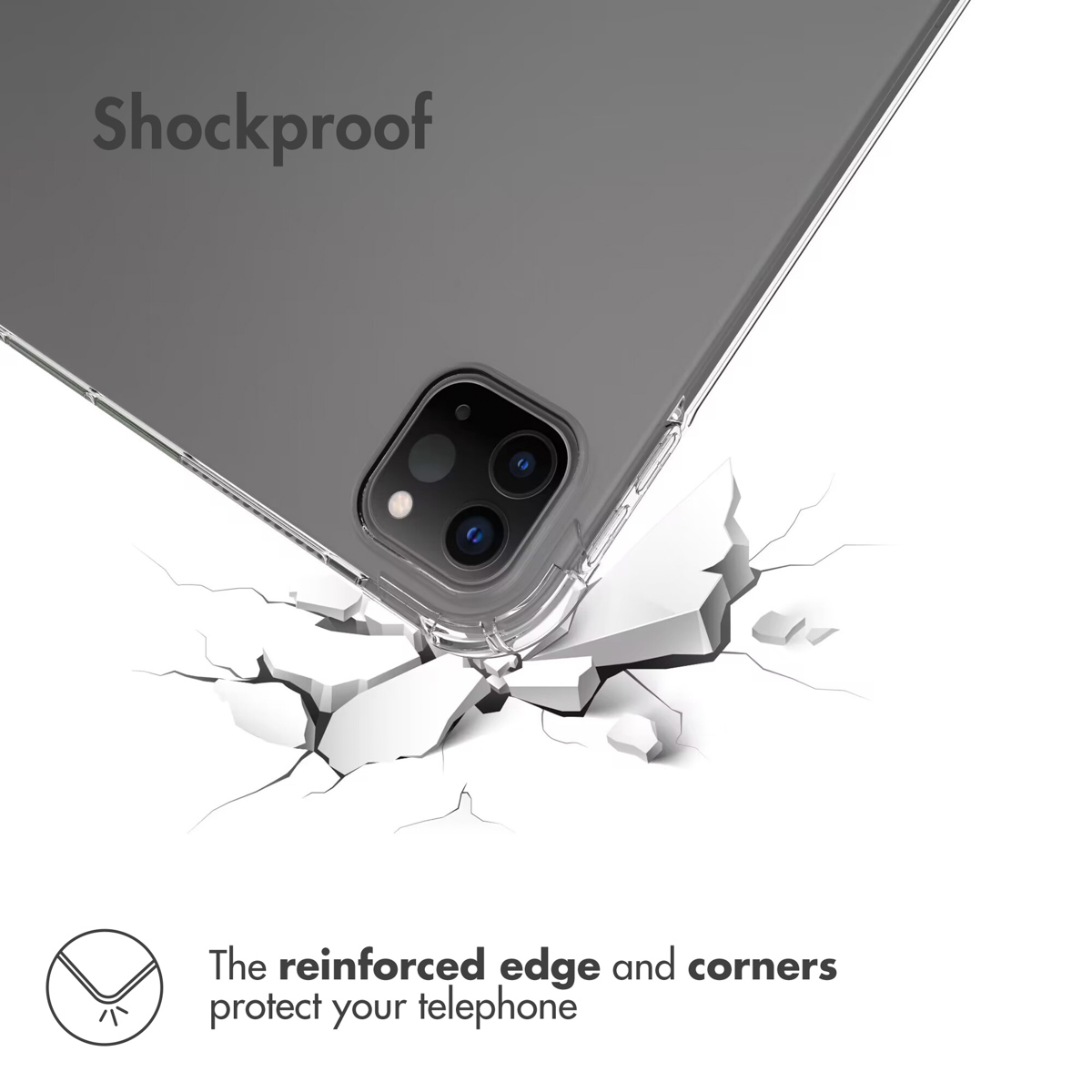 Una cover antiurto protegge da impatti e cadute.