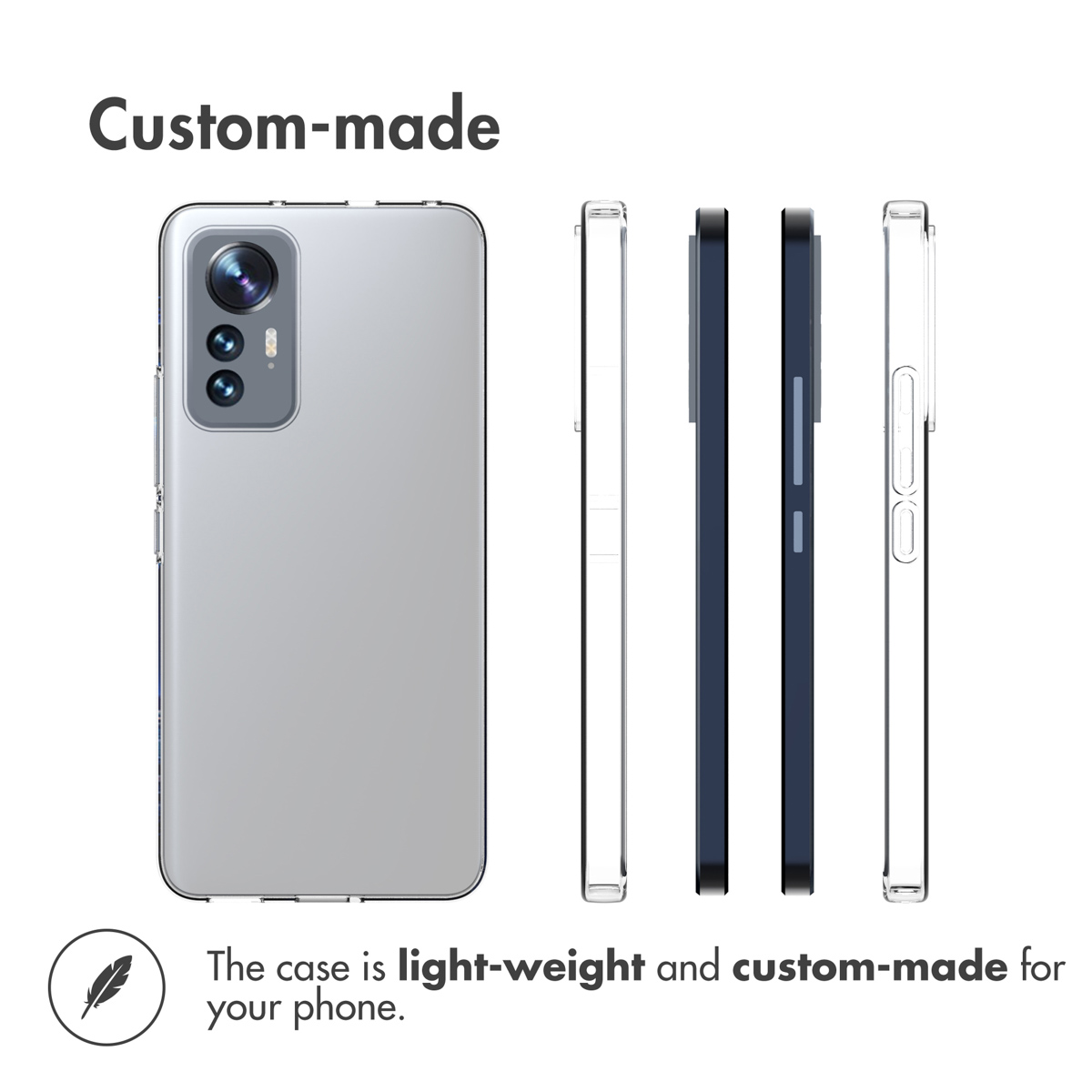Funda de teléfono personalizada, ligera y precisa.