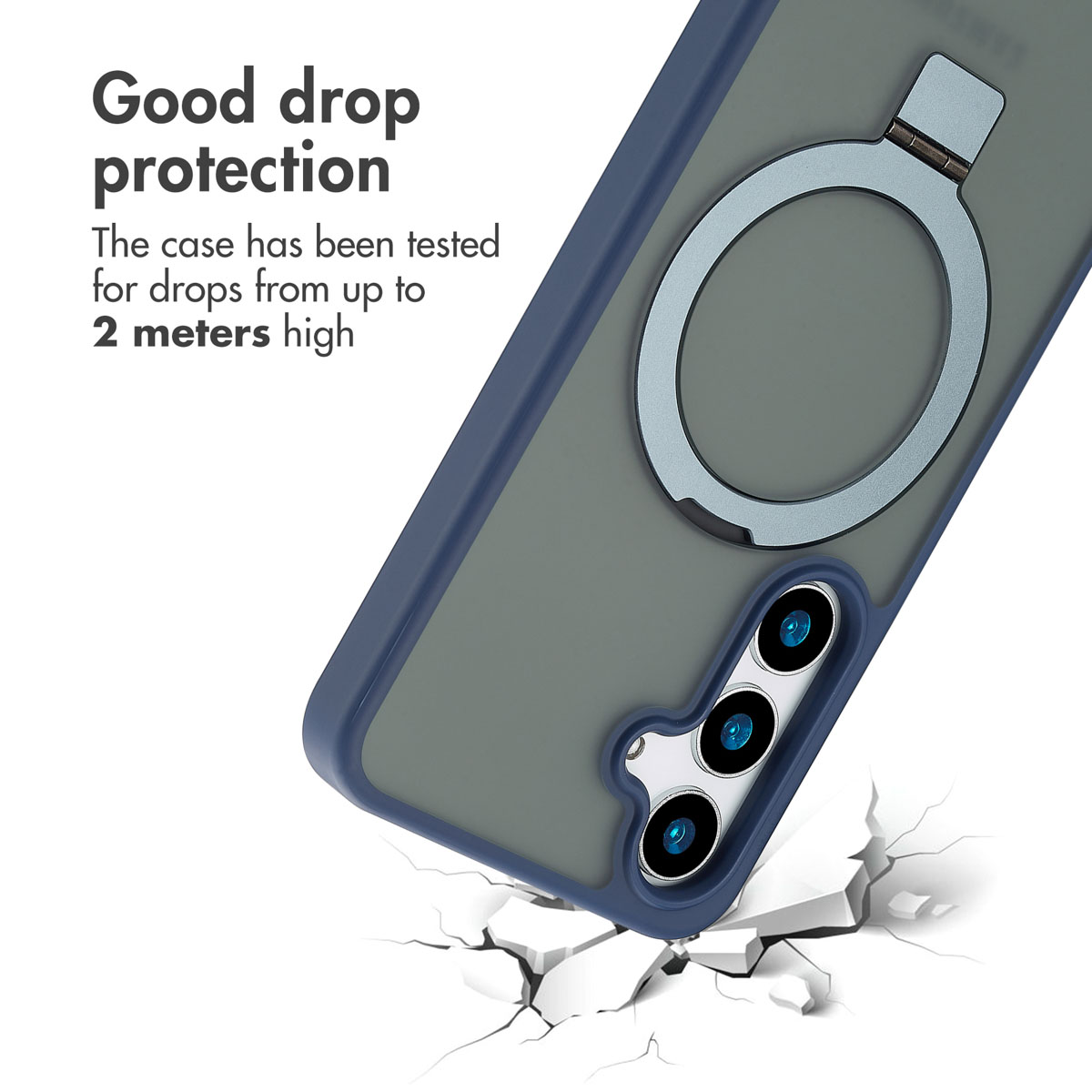 ACCEZZ Protettiva SH00081223 Custodia per Samsung Galaxy S24 Plus, Blu