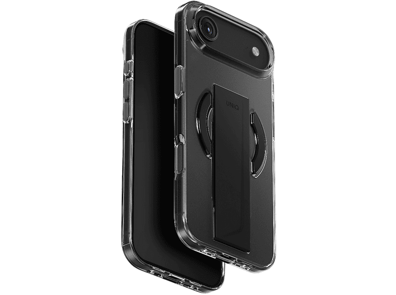 UNIQ Apple iPhone 17 Air Uyumlu Heldro Air Magsafe Kapak Telefon Kılıfı Siyah