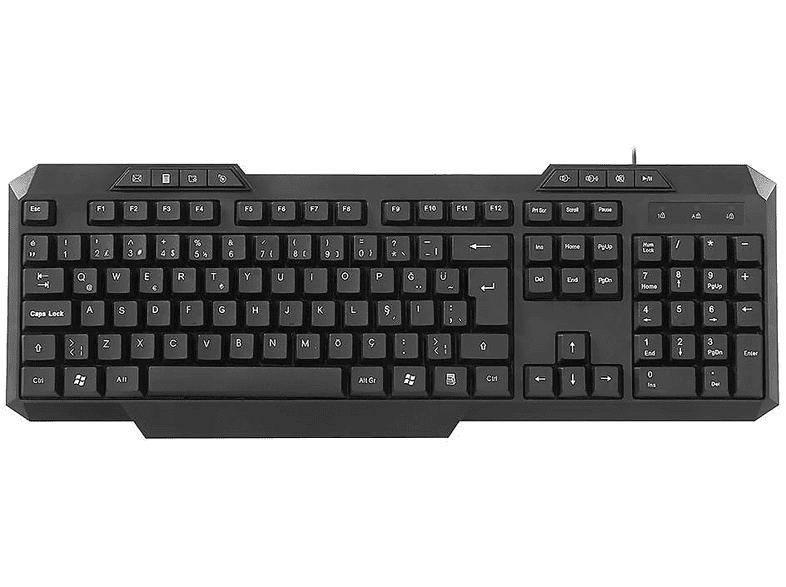FRISBY FK-4816QU Türkçe Q Kablolu Klavye Siyah