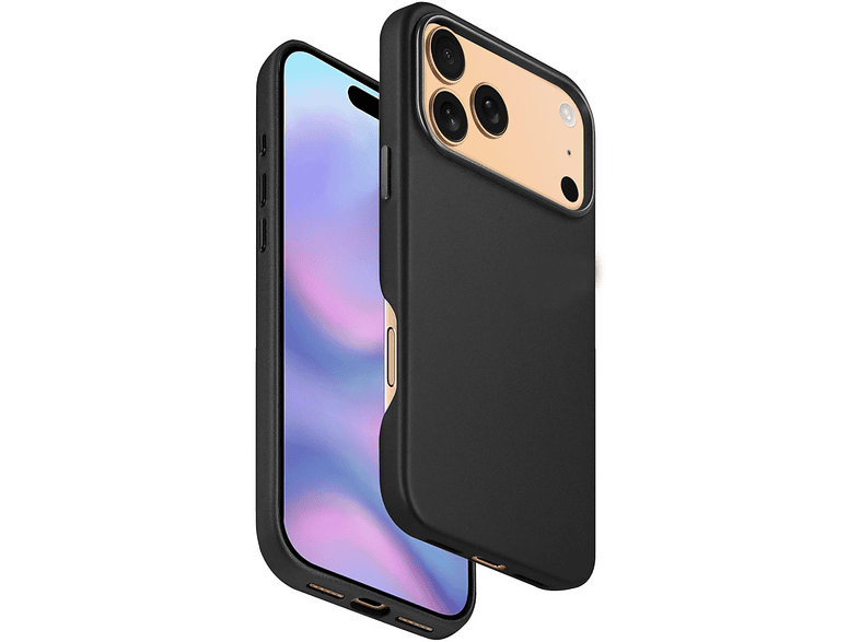HDD Apple iPhone 17 Pro Max Uyumlu HBC-242 Dividing Magsafe Kapak Telefon Kılıfı Siyah