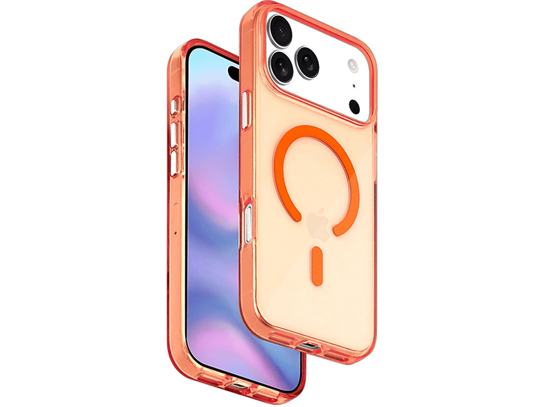 HDD Apple iPhone 17 Pro Uyumlu HBC-365 Atlas Magsafe Kapak Telefon Kılıfı Turuncu