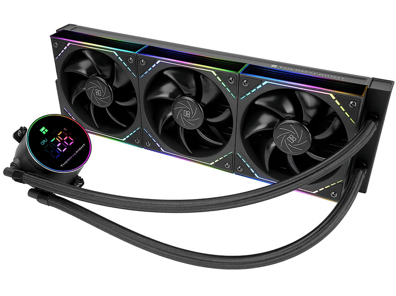 THERMALRIGHT Frozen Magic 360 Digital ARGB Black V2 360 mm Intel-AMD Uyumlu İşlemci Sıvı Soğutucu