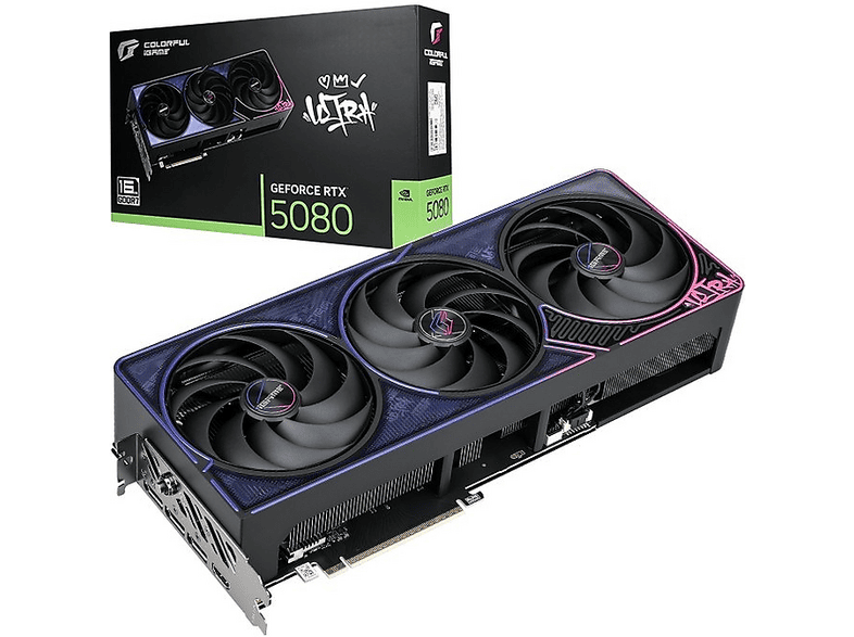 COLORFUL Igame Ultra W OC 16GB-V-V2 GDDR7 256 Bit Gaming GeForce RTX™ 5080 16 GB Ekran Kartı