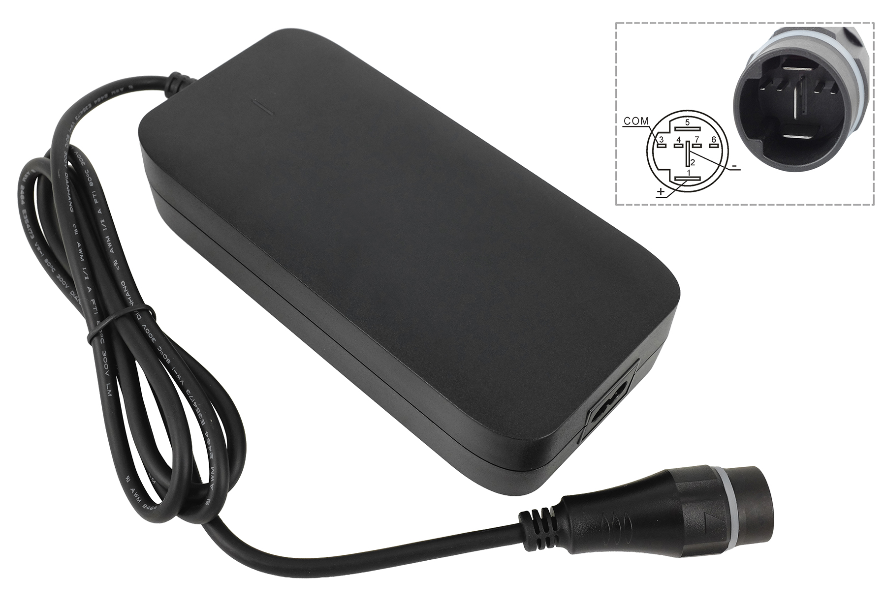 CARICABATTERIE POWERSMART per Lapierre Overvolt HT 5.5 500WH batteria Nero