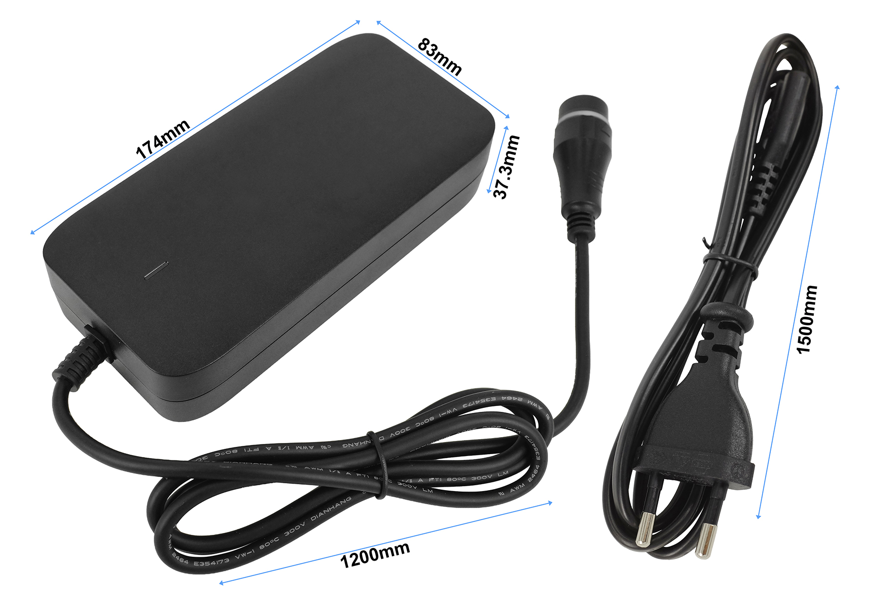 CARICABATTERIE POWERSMART per Lapierre Overvolt HT 5.5 500WH batteria Nero