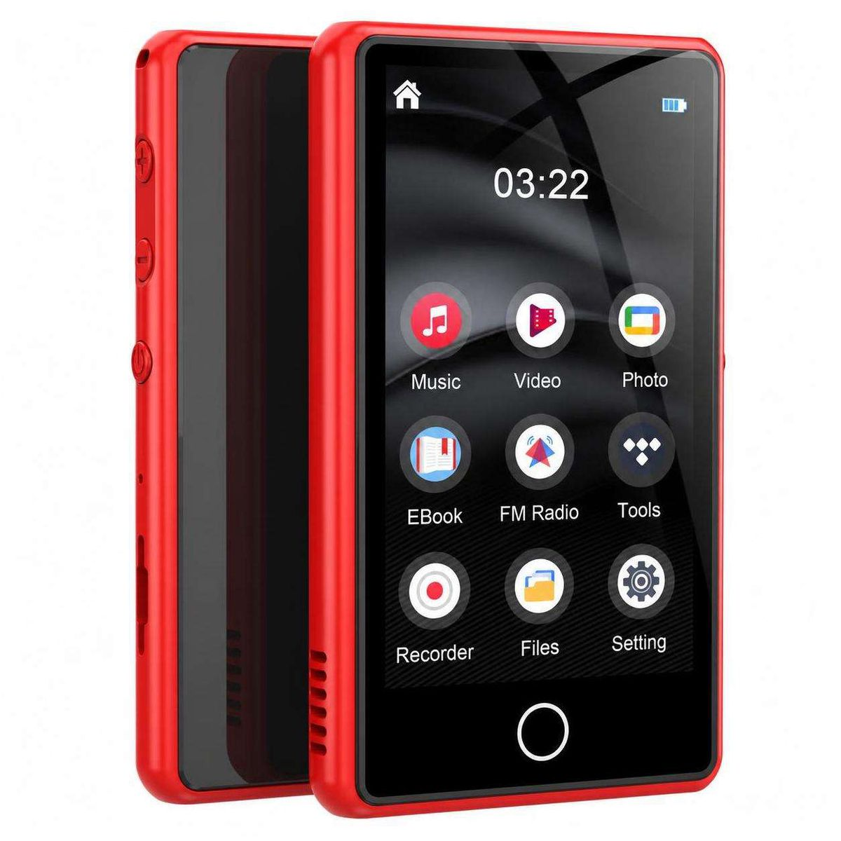 FLYSTAR 16GB 3.0 Zoll Bluetooth Touchscreen Akkulaufzeit MP4-Player 16 ...
