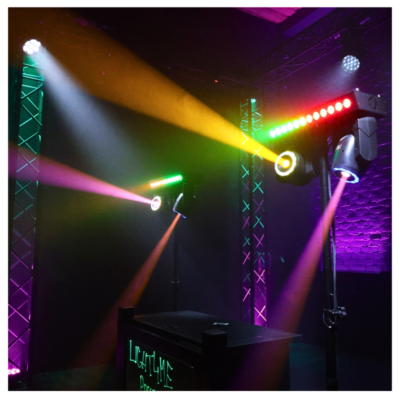 LIGHT4ME Clone 1 LED-Lichteffekt, Schwarz