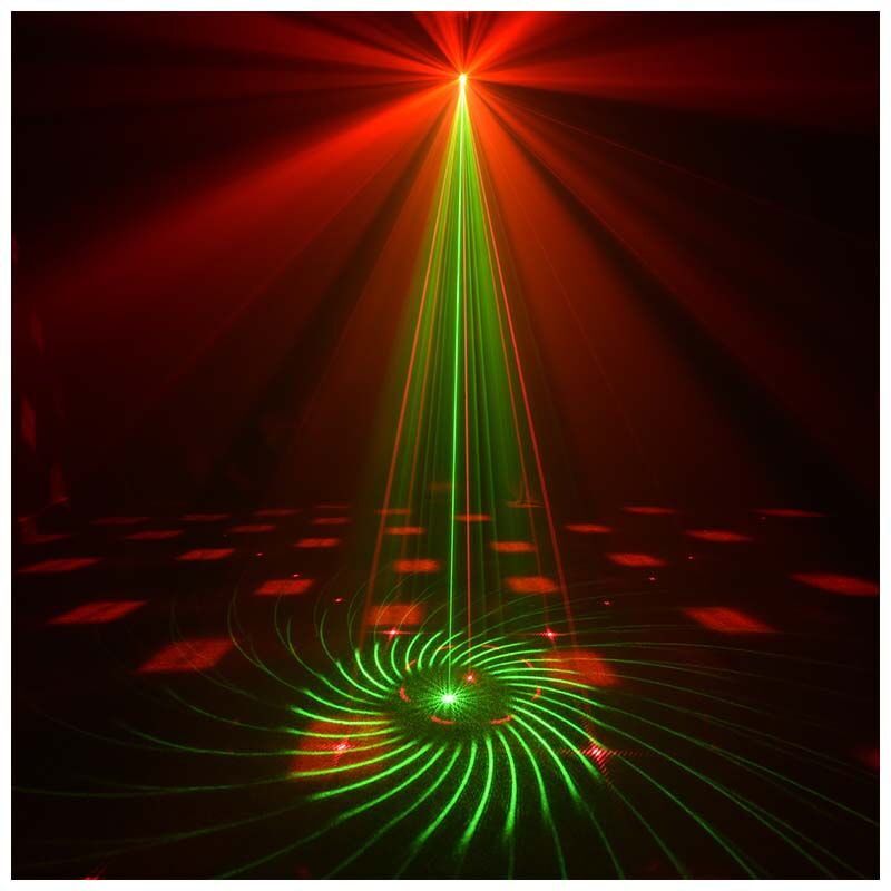LIGHT4ME Party Light 3 LED-Lichteffekt, Schwarz