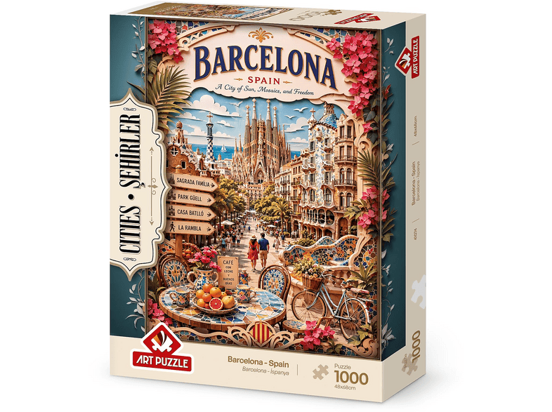 ART PUZZLE Barselona İspanya 1000 Parça Puzzle