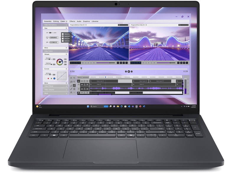 DELL ProMax 16 MC16250 RTXPRO2000 FHD+ Intel Core Ultra 7 265H 64 GB RAM 2 TB SSD 16 inç Windows 11 Pro Laptop Gri