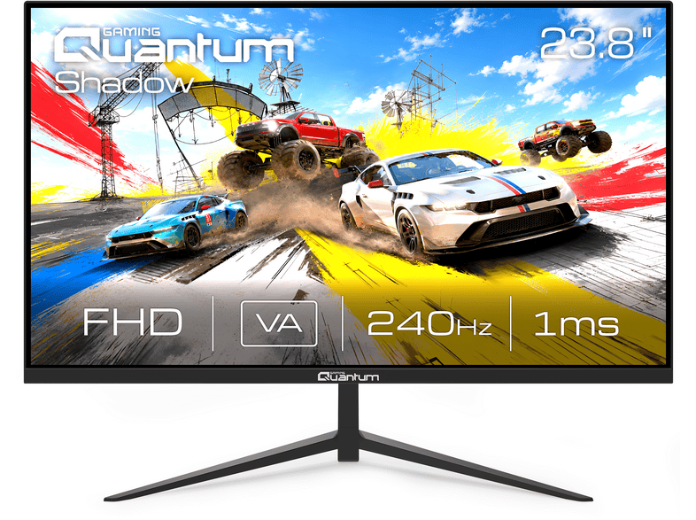 QUANTUM GAMING VA Shadow MG24B QNMNT10F080955 HDMI-DP 23,8 inç Full-HD 1 ms 240 Hz Gaming Monitör Siyah